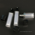 Square Transparent Lotion Bottle with Black Cap (NAB35)